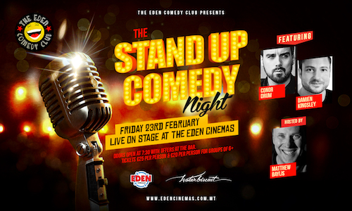 Eden Cinemas.Stand Up.Comedy Night