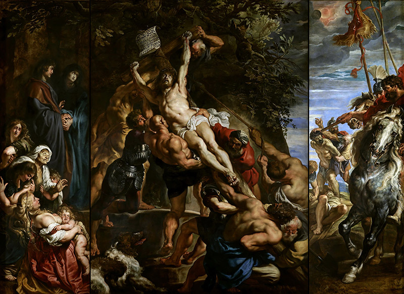 Easter in Art Peter Paul Rubens Raising of the Cross 16151